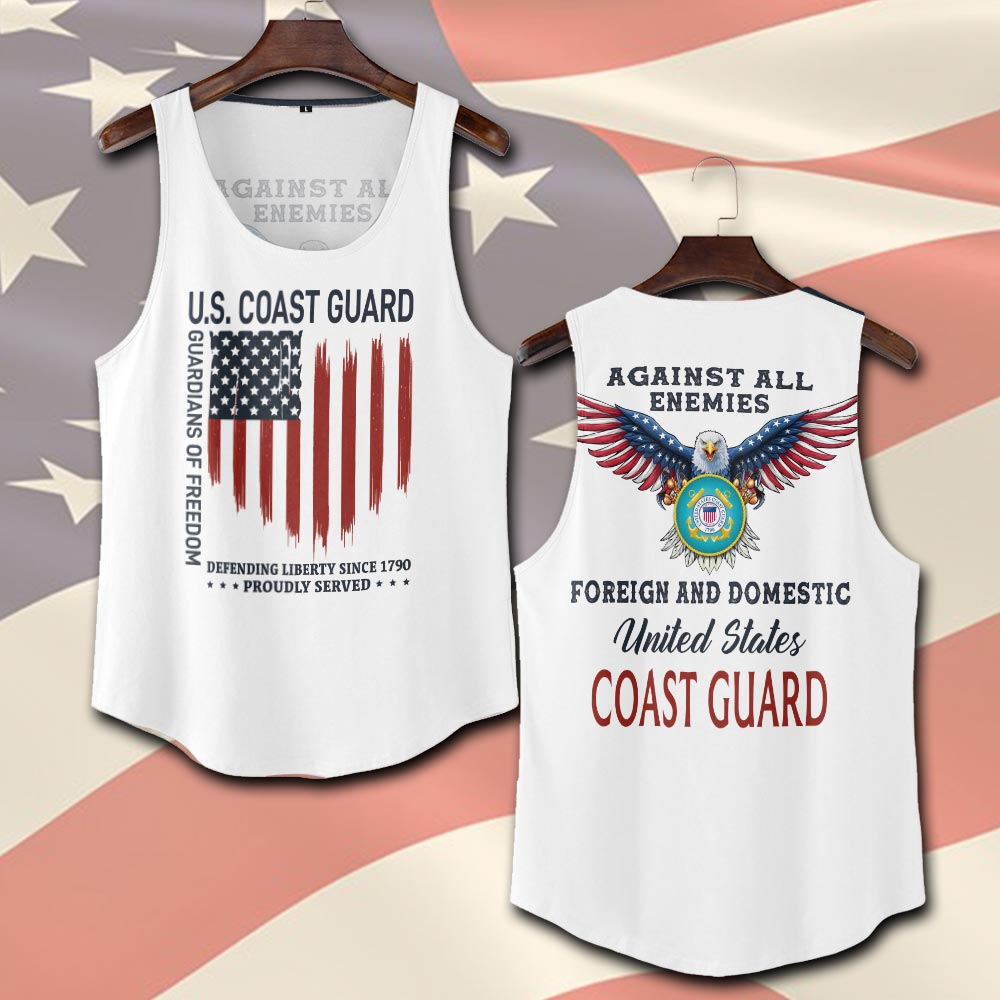 US Coast Guard, E 3 Red - Tank-Top
