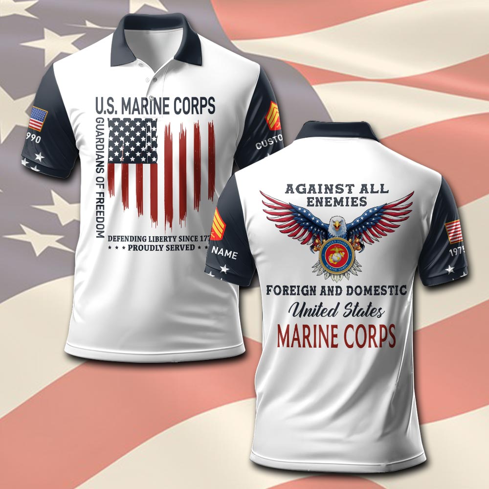 US Marine Corps, Served With Pride - Polo Shirt