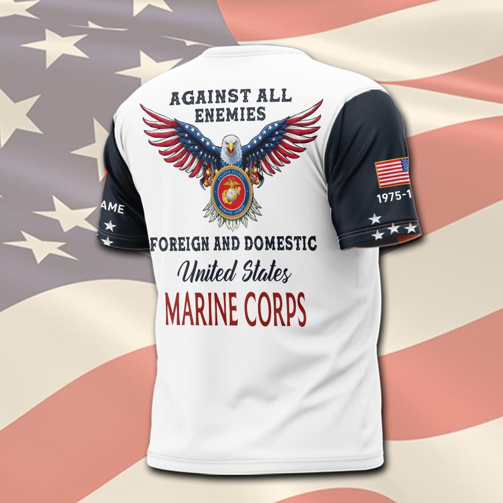 US Marine Corps, All Gave Some, Some Gave All - T-Shirt - Image 3