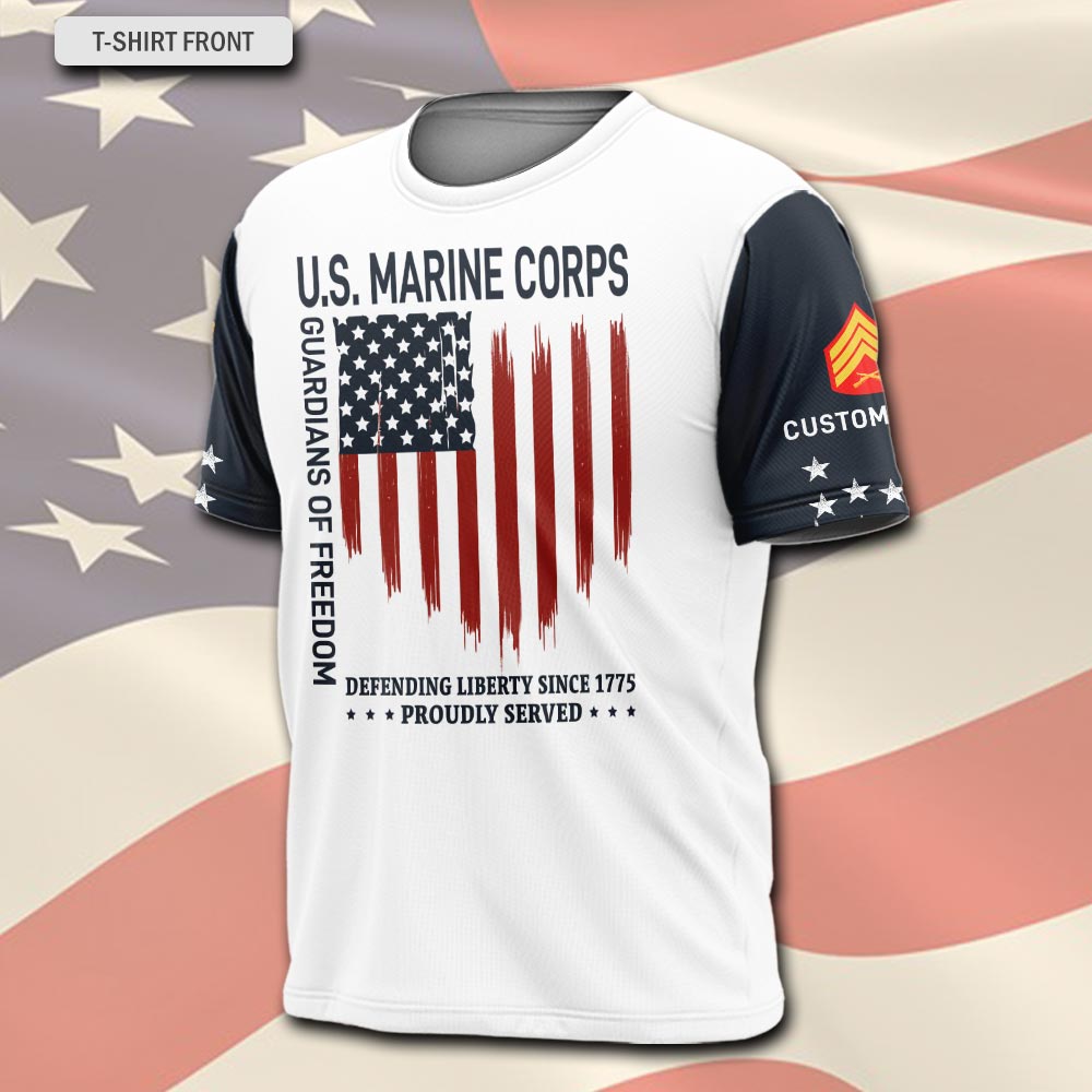 US Marine Corps, All Gave Some, Some Gave All - T-Shirt - Image 2
