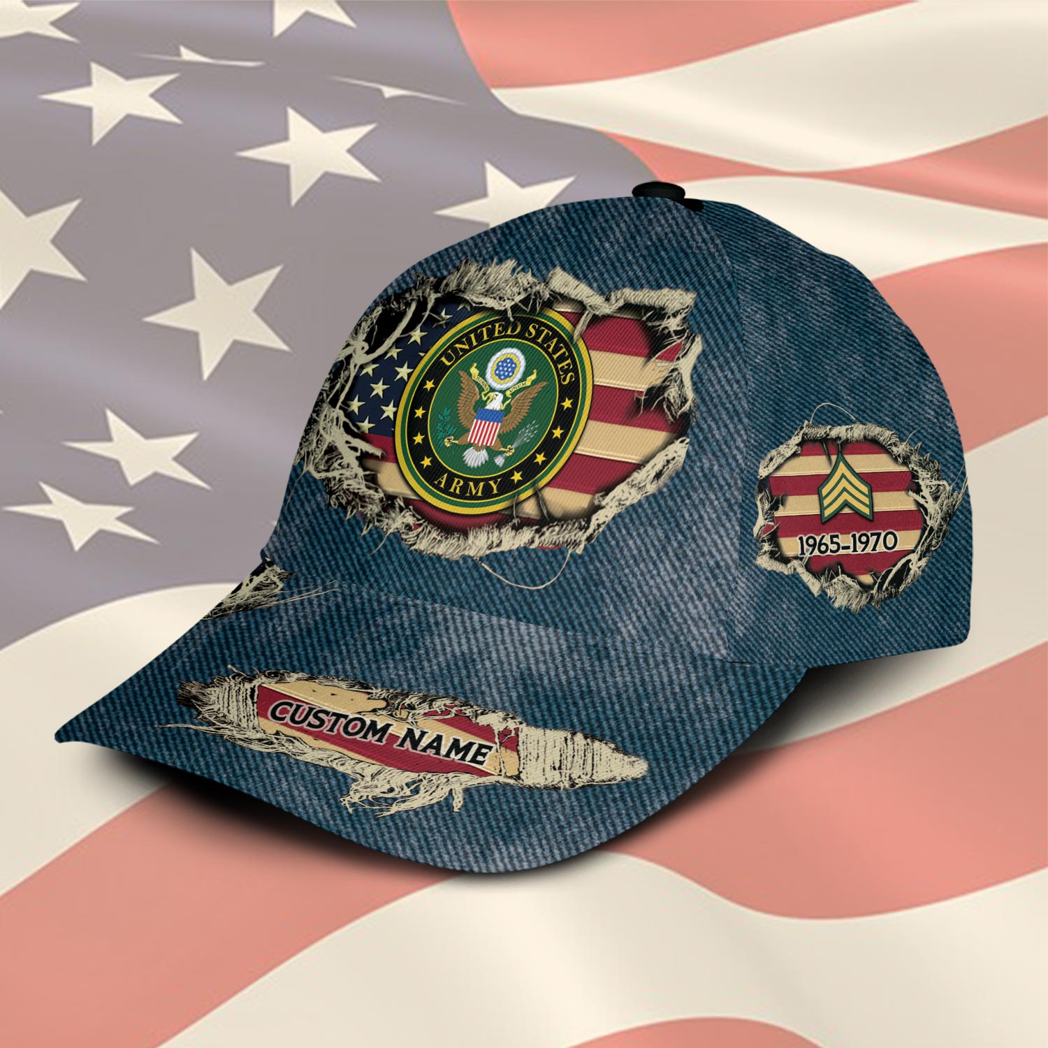 US Army, Freedom Over Fear - Classic Cap - Image 2