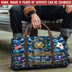 US Coast Guard, E 3 Red - Travel Bag - Size S: 18 x 8.6 x 10.2 inches